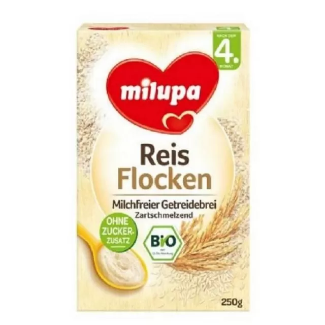 MILUPA BIO ŽITNA KAŠICA PIRINAČ 4M+ 250G