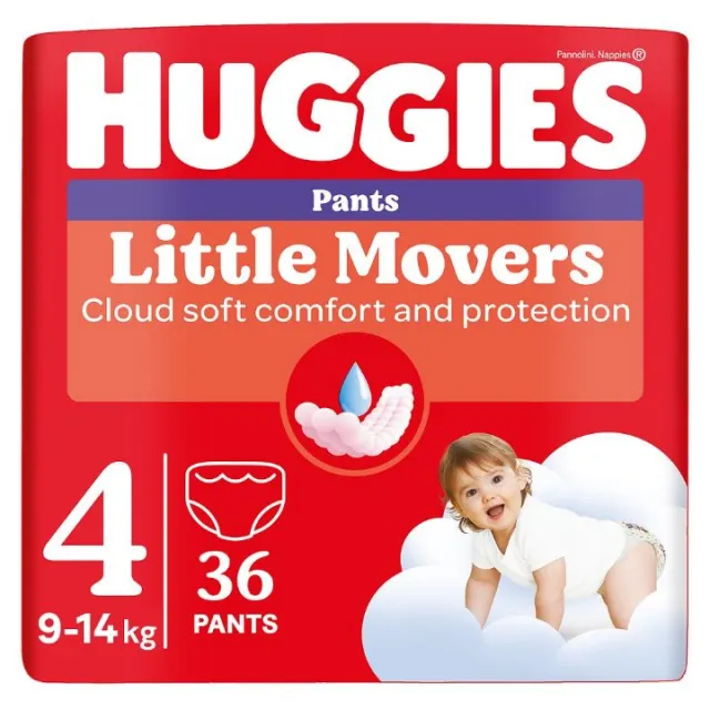 HUGGIES PANTS 4 9-14KG, 36 PELENA GAĆICA