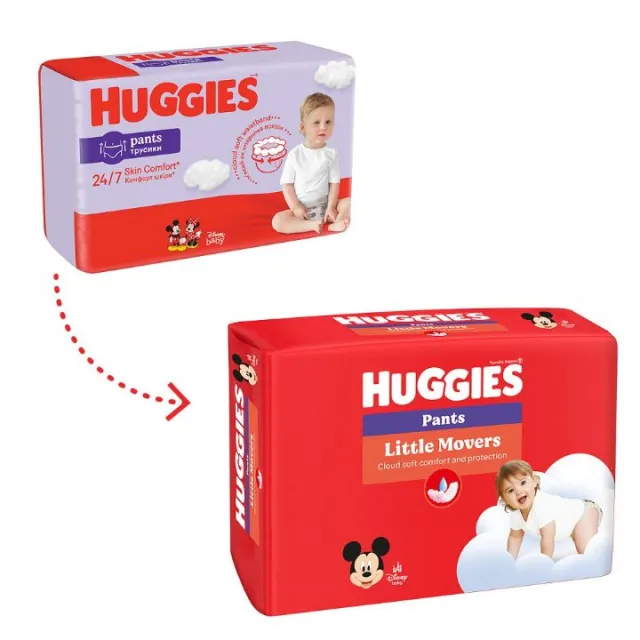 HUGGIES PANTS 4 9-14KG, 36 PELENA GAĆICA