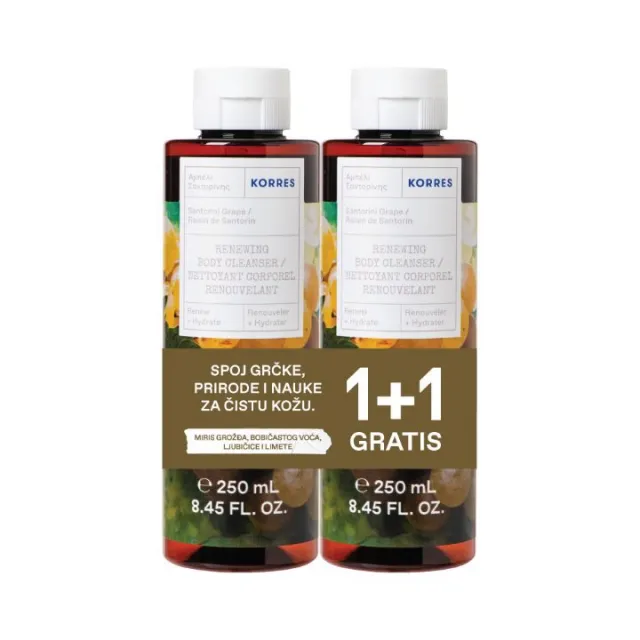 Korres PROMO Santorini Grape Gel za tuširanje 2X250ML