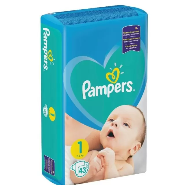 PAMPERS 1 2-5KG A43