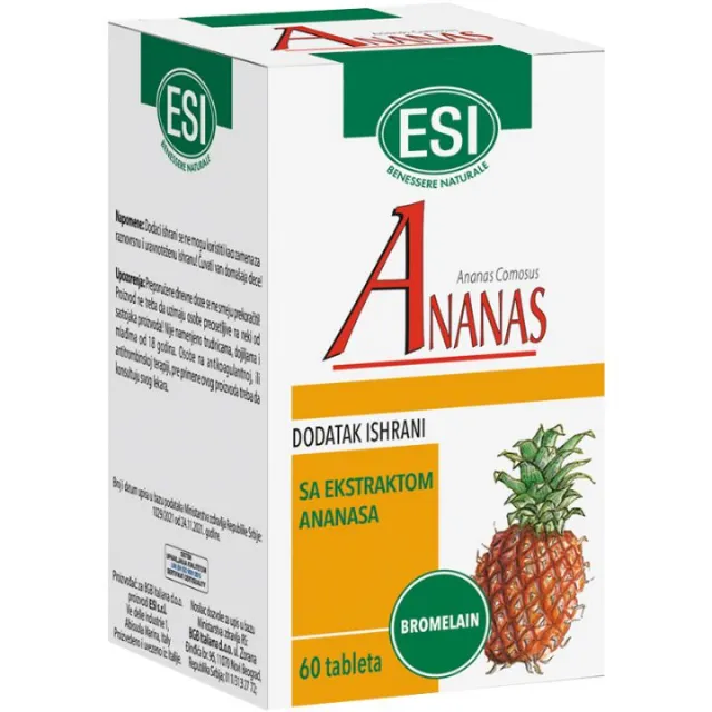 ANANAS TABLETE ZA MRŠAVLJENJE A60