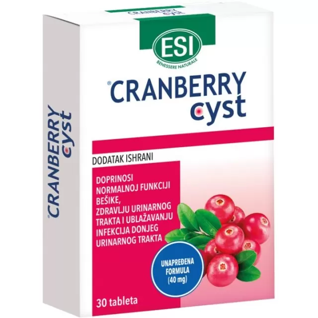 CRANBERRY CYST TABLETE A30