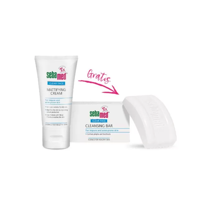SEBAMED CLEAR FACE KREMA ZA MATIRANJE 50ML + SAPUN 100G