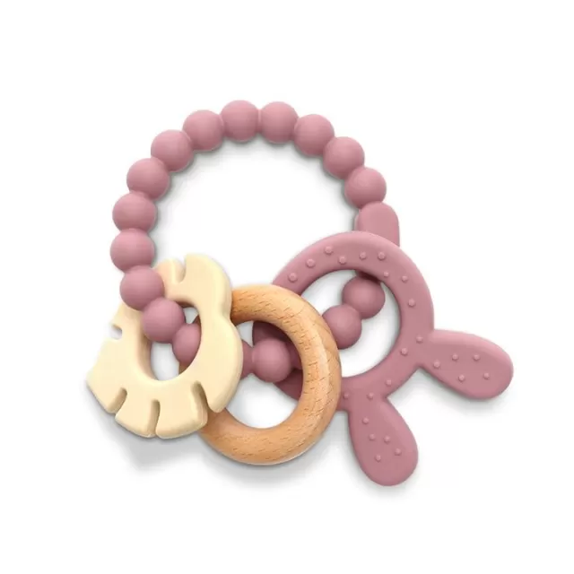 LORELLI SILIKONSKO DRVENA GLODALICA RABBIT