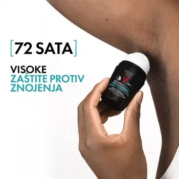 Vichy HOMME - Invisible resist 72h* - Dermo detranspirant - Protiv mrlja I nadraženosti, 50 ml