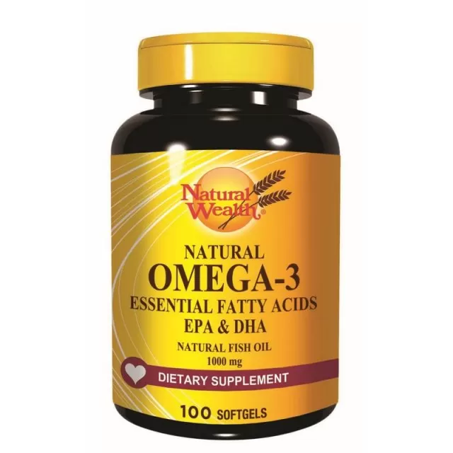 NATURAL WEALTH OMEGA-3 1000MG KAPSULE A100
