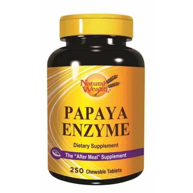 NATURAL WEALTH PAPAJA ENZIM TABLETE ZA ŽVAKANJE A250