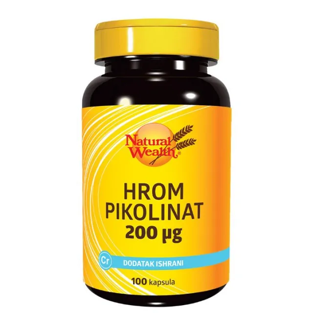 NATURAL WEALTH HROM PIKOLINAT 200MCG KAPSULE A100