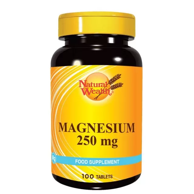 NATURAL WEALTH MAGNEZIJUM 250MG TABLETE A100