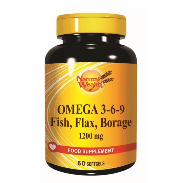 NATURAL WEALTH OMEGA 3-6-9 KAPSULE A60