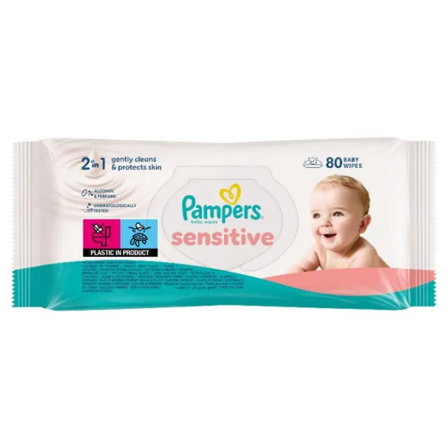 PAMPERS VLAŽNE MARAMICE SENSITIVE A80
