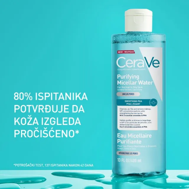CeraVe Pročišćavajuća Micelarna Voda Za Masnu Kožu 400 ml