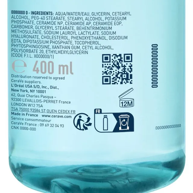 CeraVe Pročišćavajuća Micelarna Voda Za Masnu Kožu 400 ml