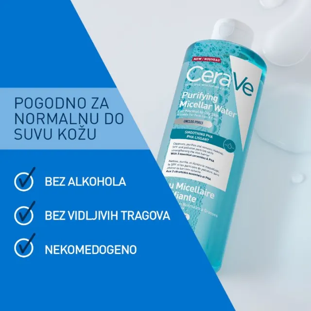 CeraVe Pročišćavajuća Micelarna Voda Za Masnu Kožu 400 ml