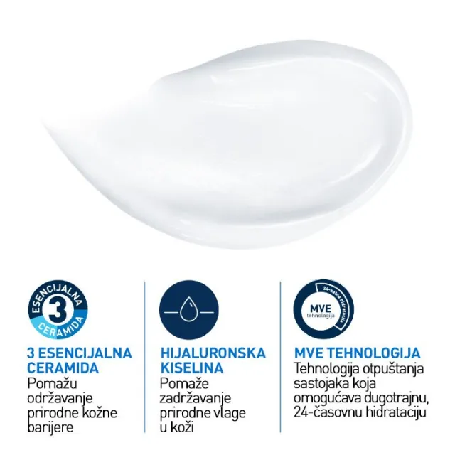 CeraVe Hidratantna krema za suvu kožu, 454g