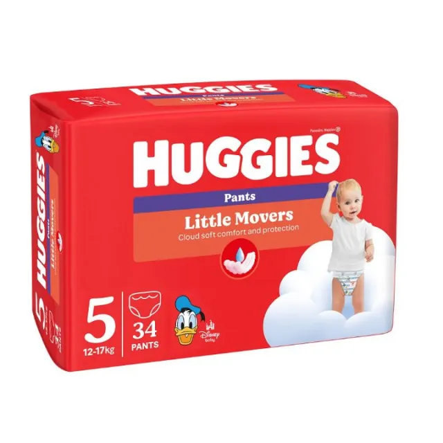 HUGGIES PANTS 5 12-17KG, 34 PELENA GAĆICA