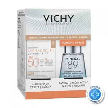 VICHY PROMO SUN TONIRANI UV DAILY + MINERAL 89 BOOSTER 