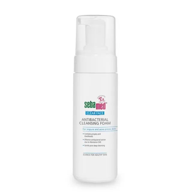 SEBAMED CF ANTIBAKTERIJSKA PENA ZA ČIŠĆENJE LICA 150ML-NOVO