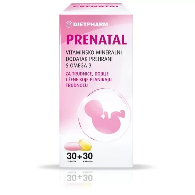 PRENATAL 30 TABLETA+30 KAPSULA