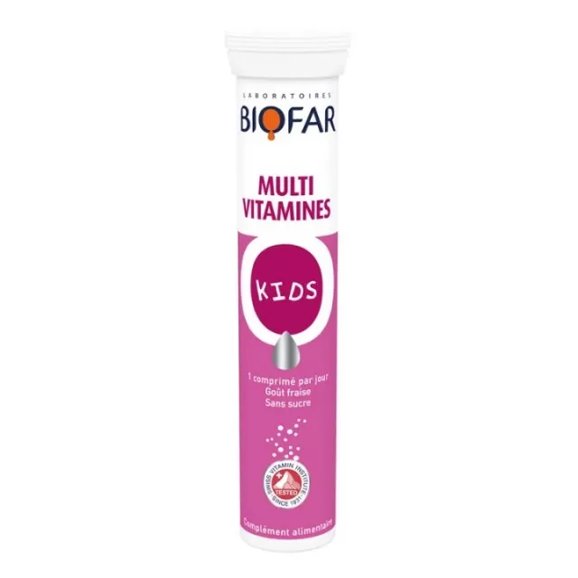 BIOFAR MULTIVITAMINI ZA DECU 20 ŠUMEĆIH TABLETA