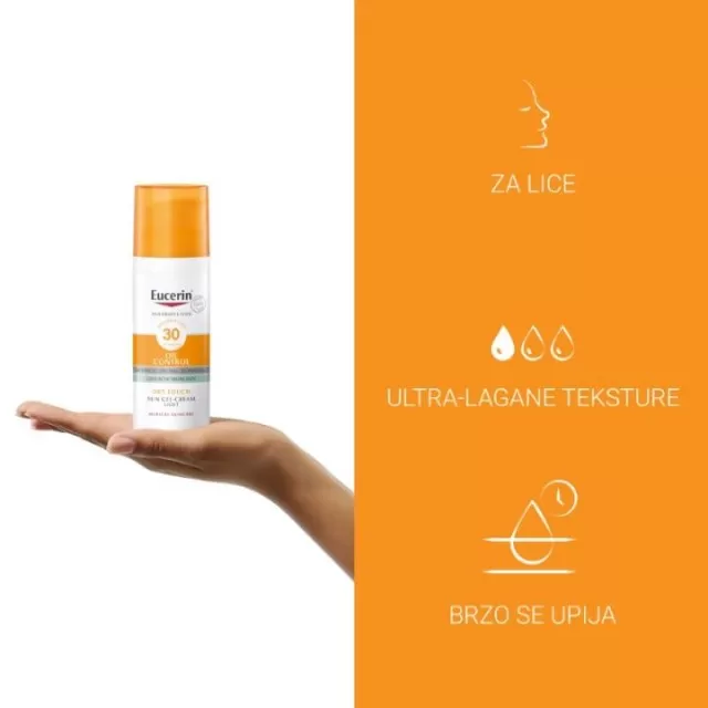EUCERIN SUN OIL CONTROL ZA ZAŠTITU MASNE KOŽE OD SUNCA SPF30 50ML
