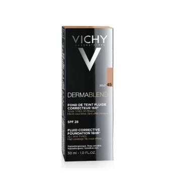 VICHY DERMABLEND CORRECTOR Tečni korektivni puder SPF 35, 30 ml, 45 Gold 