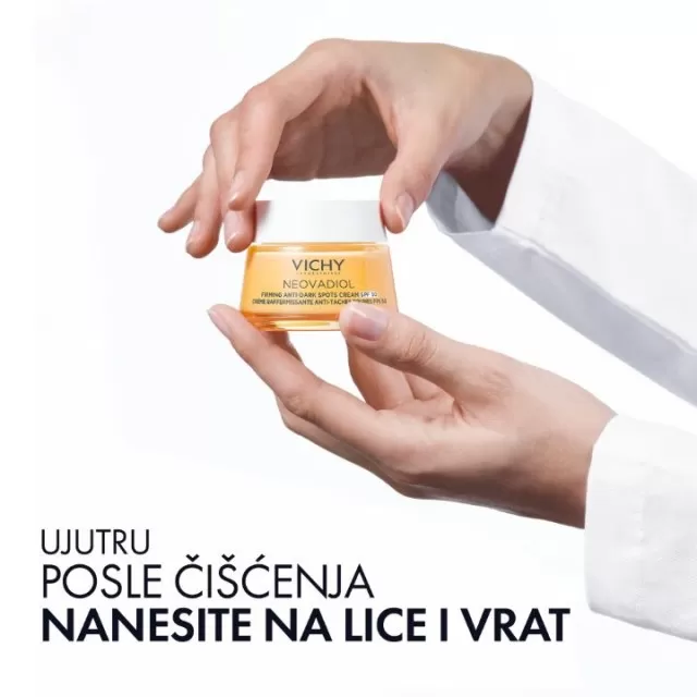 VICHY NEOVADIOL Dnevna nega za za učvršćivanje kože i zaštitu od tamnih fleka u postmenopauzi, sa zaštitnim faktorom 50, 50 ml