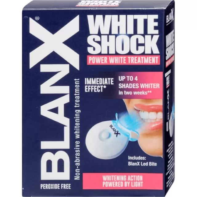 BLANX WHITE SHOCK TREATMENT + LED BITE 50ML