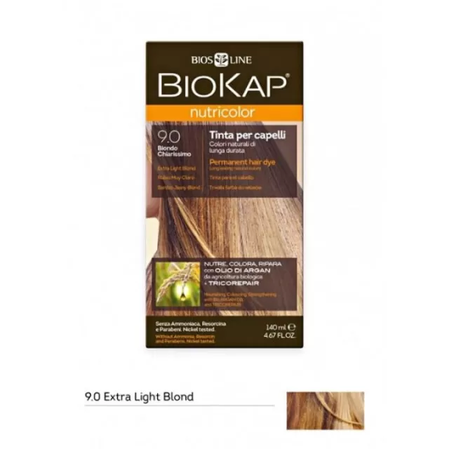 BIOKAP FARBA ZA KOSU 9.0 VEOMA SVETLO PLAVA 50ML