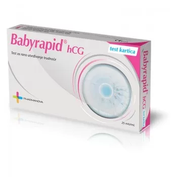 TEST ZA TRUDNOĆU - BABY RAPID HCG TEST KARTICA