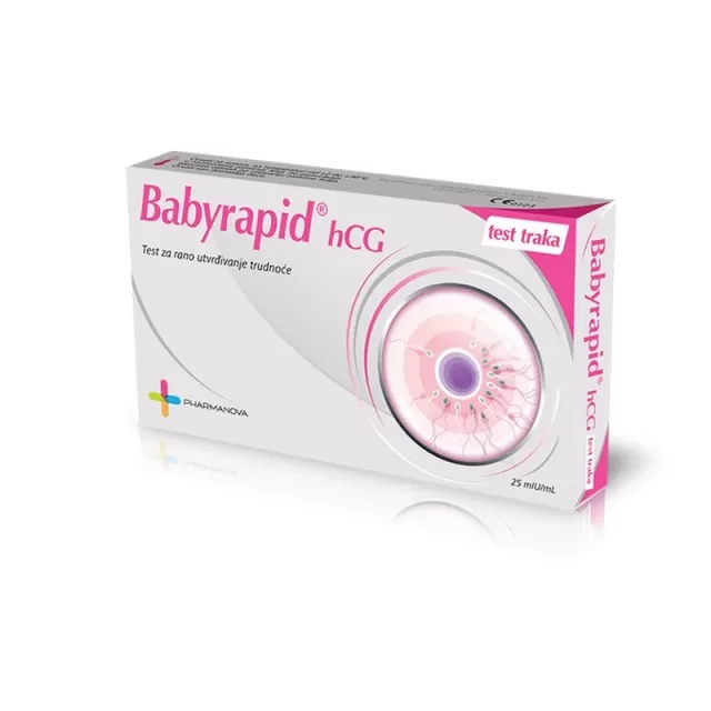 TEST ZA TRUDNOĆU - BABY RAPID HCG TEST TRAKA