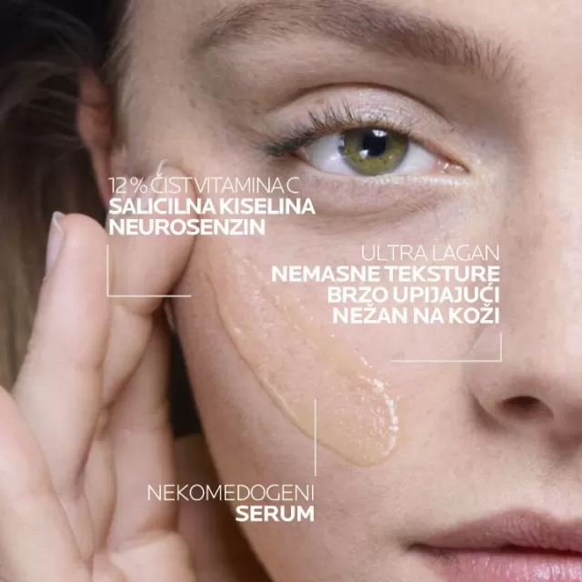 La Roche-Posay PURE VITAMIN C12 Serum protiv bora za vraćanje sjaja, 30 ml