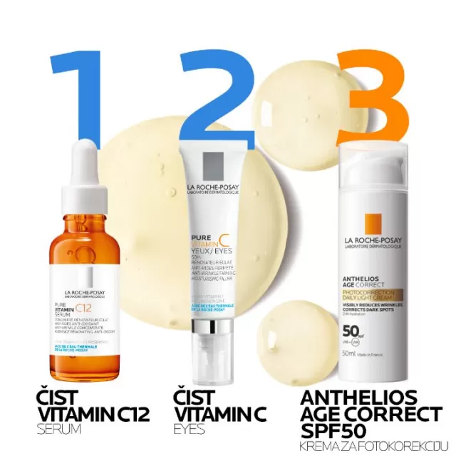La Roche-Posay PURE VITAMIN C12 Serum protiv bora za vraćanje sjaja, 30 ml