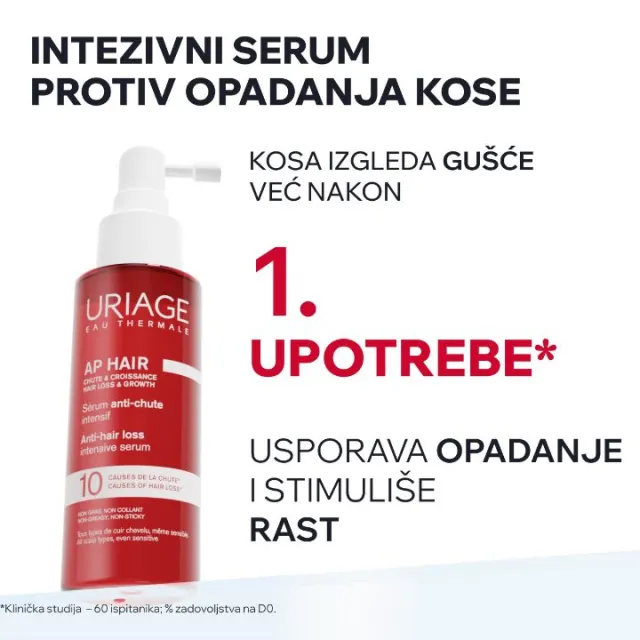 URIAGE AP HAIR INTENZIVNI SERUM LOSION PROTIV OPADANJA KOSE 100ML
