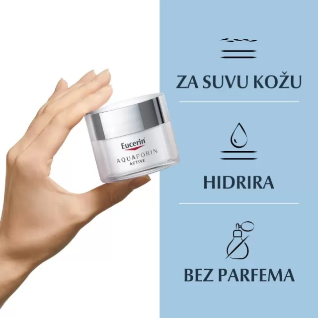 EUCERIN AQUAPORIN ACTIVE BOGATA KREMA ZA LICE 50ML