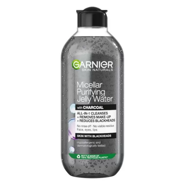 GARNIER PURE ACTIVE MICELARNA VODA CHARCOAL JELLY WATER 400ML