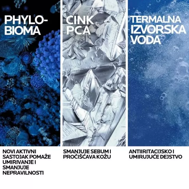 La Roche-Posay EFFACLAR Penušavi gel za čišćenje masne, osetljive kože sklone aknama, 400 ml