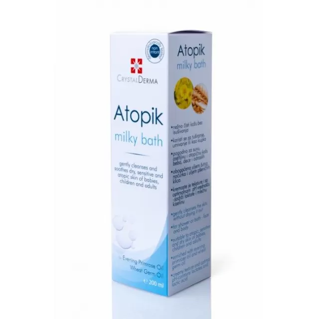 CRYSTAL DERMA ATOPIK MLEČNA KUPKA 200ML