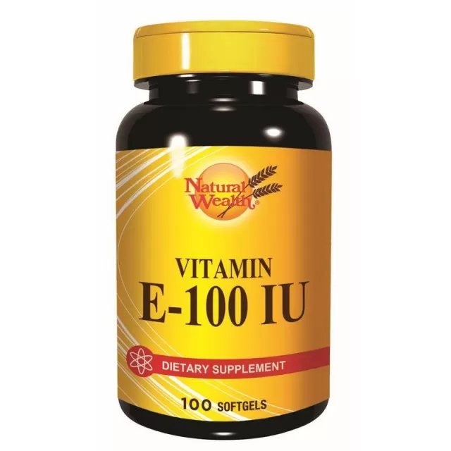 NATURAL WEALTH VITAMIN E 100IU GEL KAPSULE A100