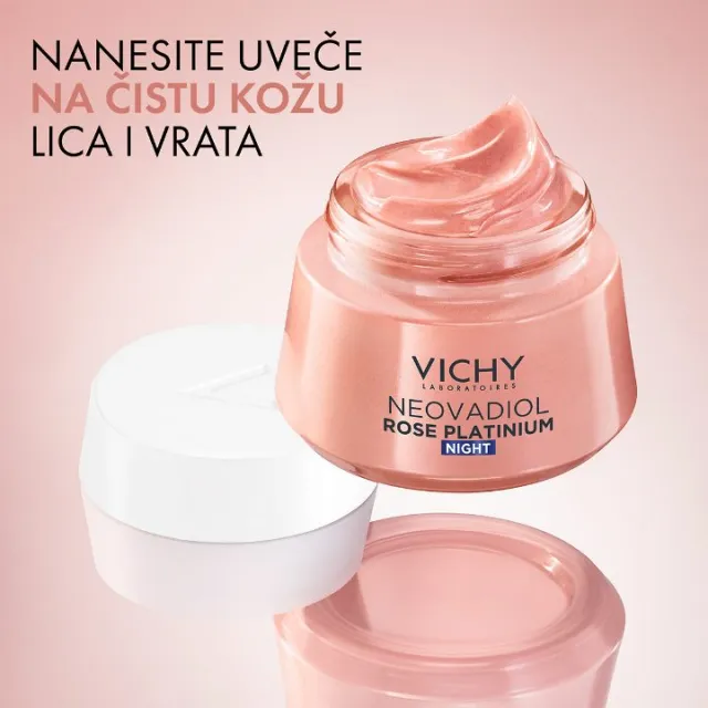 VICHY NEOVADIOL ROSE PLATINIUM RUŽIČASTA NOĆNA KREMA ZA POPUNJAVANJE I REVITALIZACIJU KOŽE 50ML