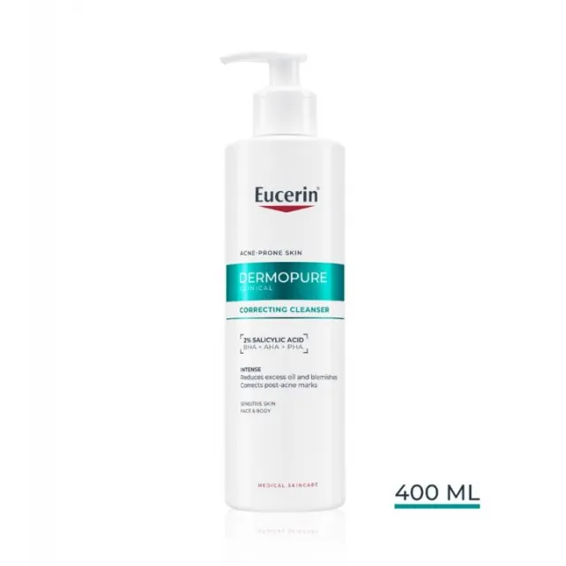 EUCERIN DERMOPURE CLINICAL KOREKTIVNI GEL ZA ČIŠĆENJE 400ML