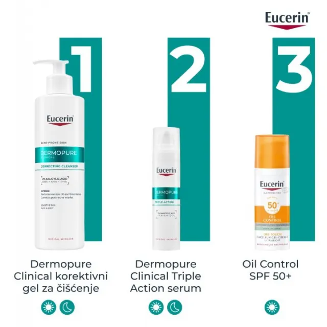 EUCERIN DERMOPURE CLINICAL KOREKTIVNI GEL ZA ČIŠĆENJE 400ML