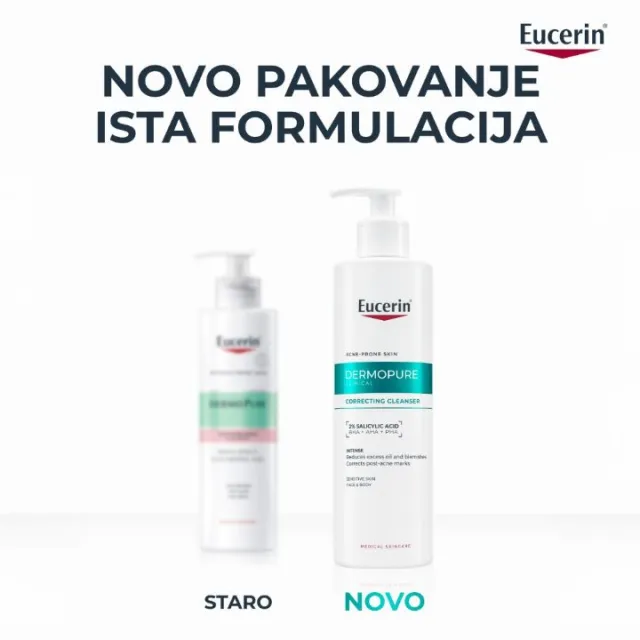 EUCERIN DERMOPURE CLINICAL KOREKTIVNI GEL ZA ČIŠĆENJE 400ML