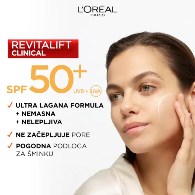 LOREAL REVITALIFT VITAMIN C KREMA ZA LICE SPF50 50 ML