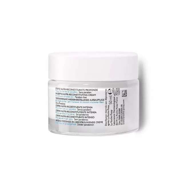 La Roche-Posay NUTRITIC INTENSE Dubinska nega za intenzivno obnavljanje suve do vrlo suve kože lica, protiv zategnutosti i žarenja, 50 ml