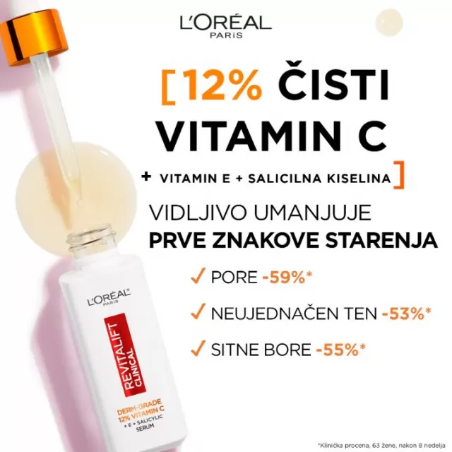 LOREAL REVITALIFT VITAMIN C SERUM 30 ML
