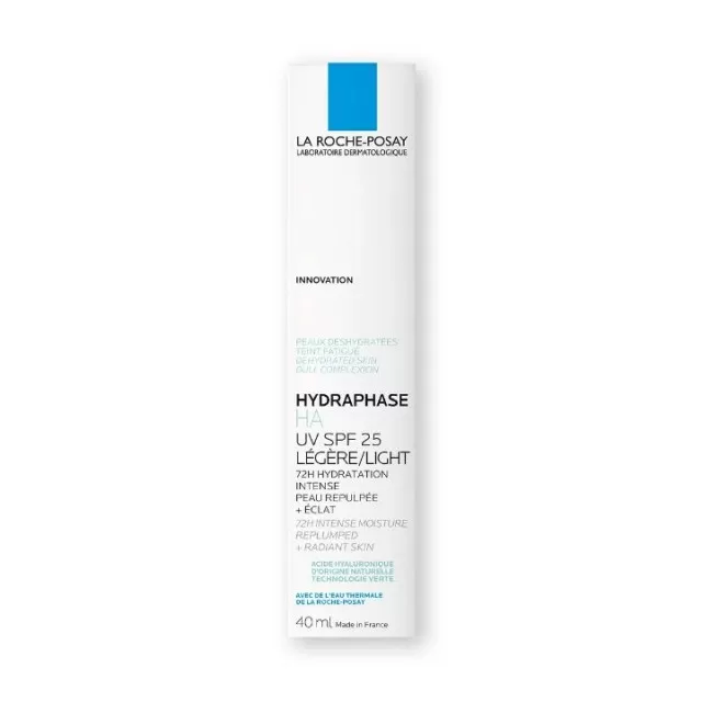 LA ROCHE-POSAY HYDRAPHASE HA UV LIGHT SPF25 ZA DEHIDRIRANU KOŽU BEZ SJAJA, 40 ML
