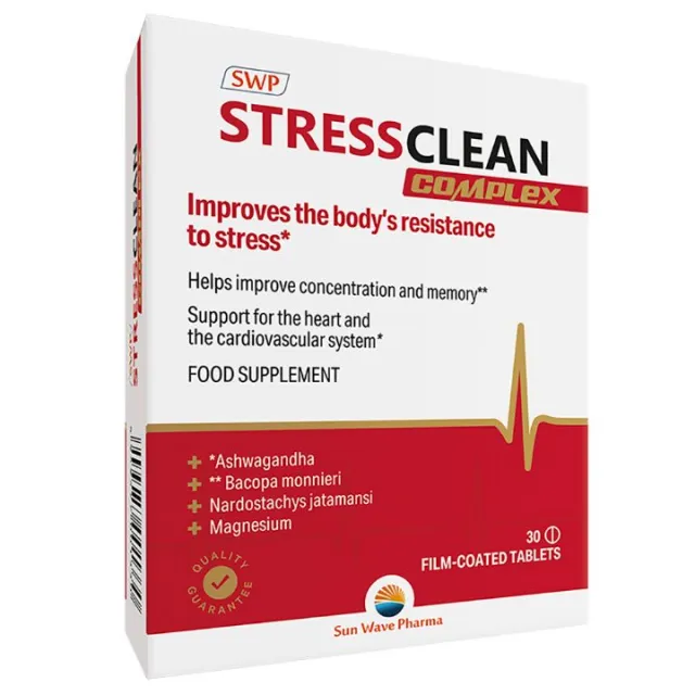 SWP STRESSCLEAN COMPLEX AŠVAGANDA TABLETE A30