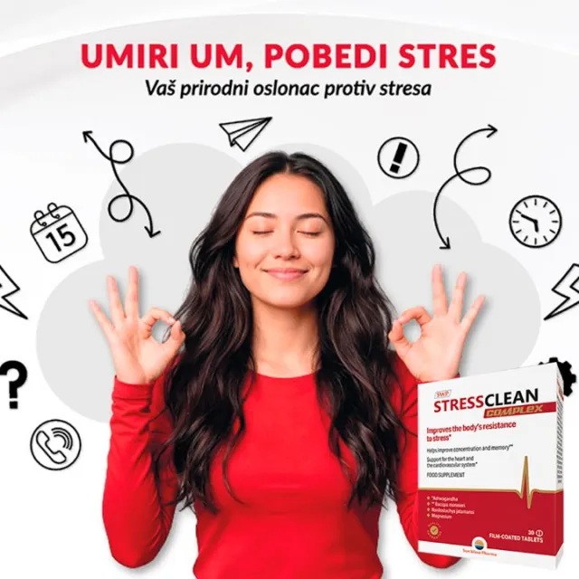 SWP STRESSCLEAN COMPLEX AŠVAGANDA TABLETE A30